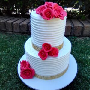 2-Tier Cakes – Buttercream/Fresh Cream